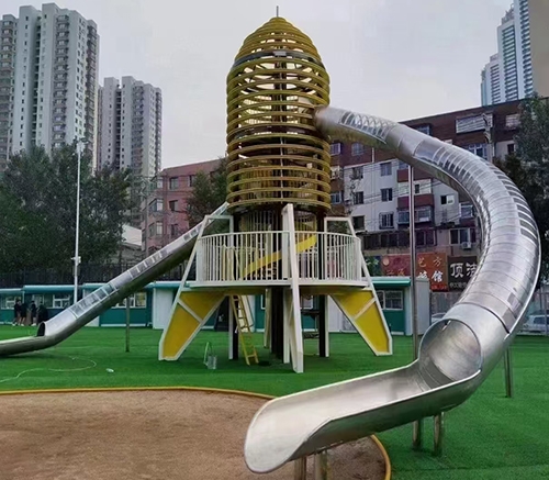 江北不锈钢螺旋滑梯